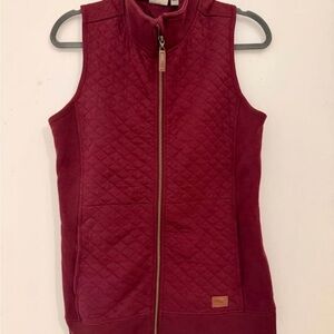 L.L. Bean Women's Quilted Vest - Red